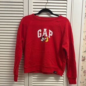 GAP Red Women's Sweater with Character Design